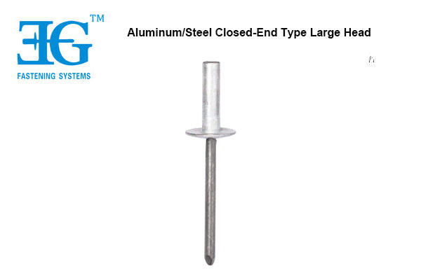 Aluminum/Steel Closed-End Type Large Head