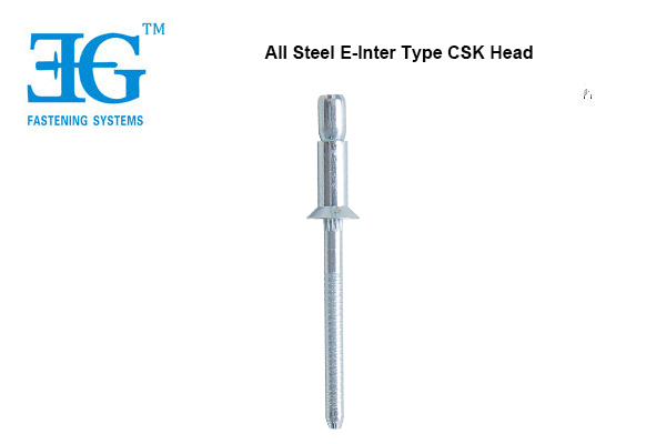 All Steel E-Inter Type CSK Head