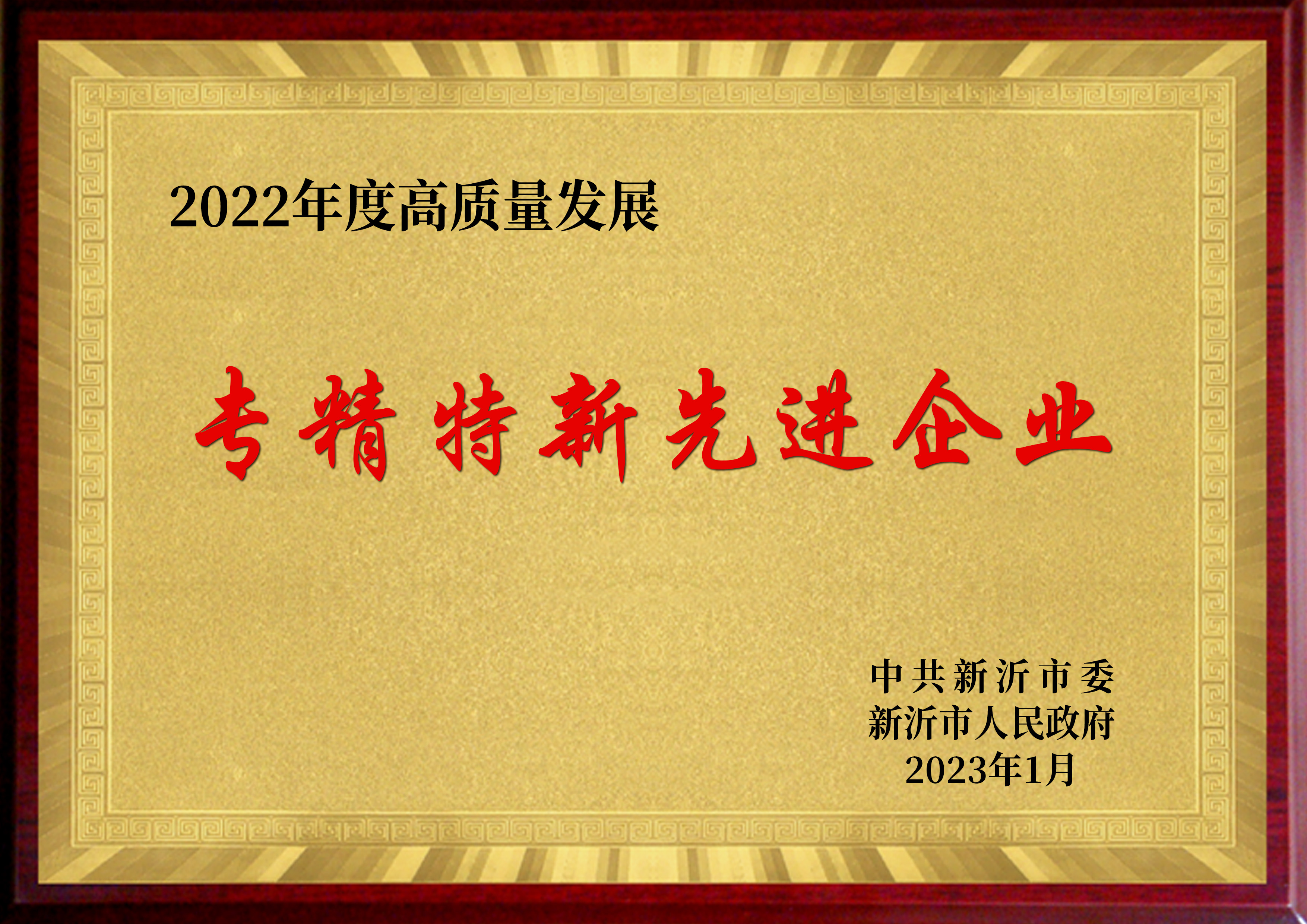 Specialized, refined, and innovative enterprises granted
